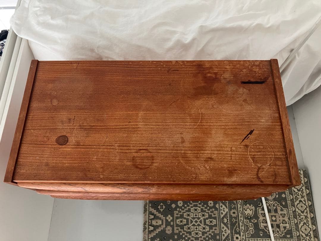 北欧ヴィンテージ サイドボード チーク材 北欧家具 デンマーク 3段チェスト