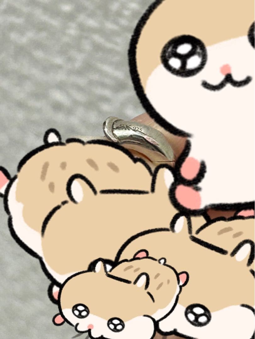 スピネリキルコリン　MINI MACROHOOP SILVER ピアス