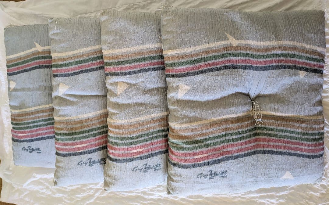 高級 夏用婚礼座布団 ふさ付き PARIS 5枚セット＋5枚カバー付（西川新品）