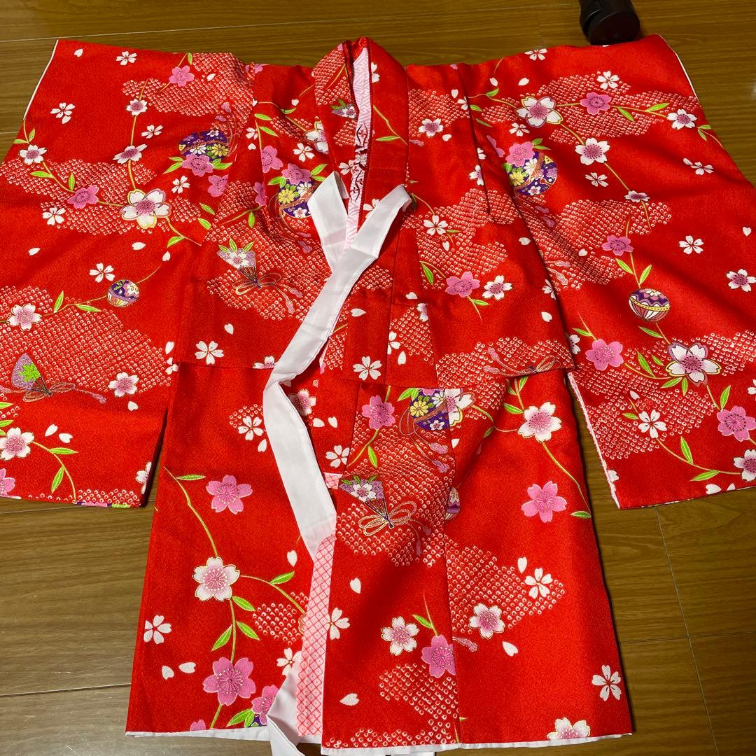 七五三　3歳　女の子　着物セット　一度使用
