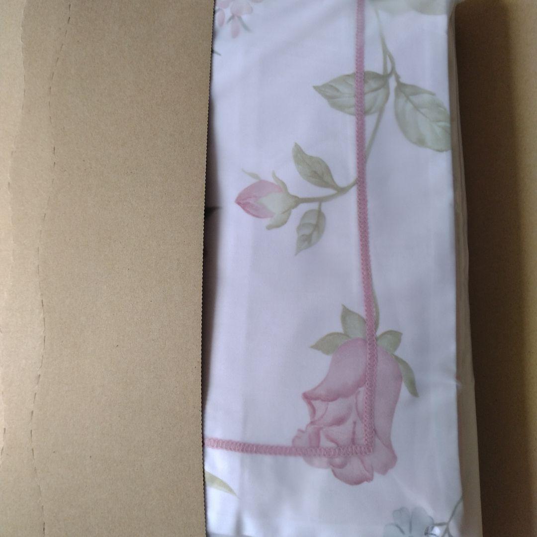 新品★優雅な薔薇フロックス柄綿100%シングル掛け布団カバーと枕カバー3点セット