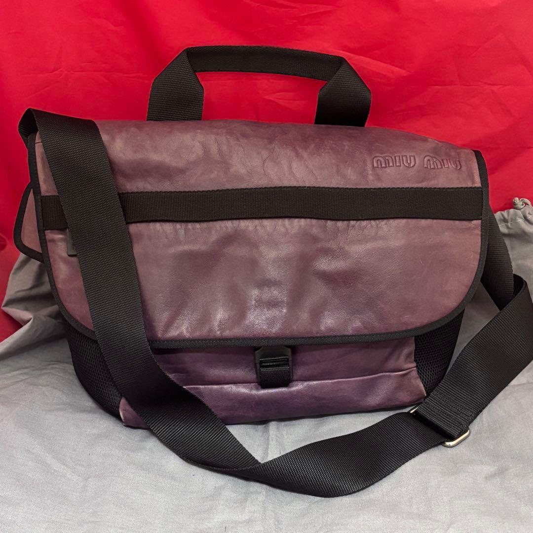 希少❗️miumiu☆アーカイブ！メッセンジャーバッグ・ショルダーバッグ2way！
