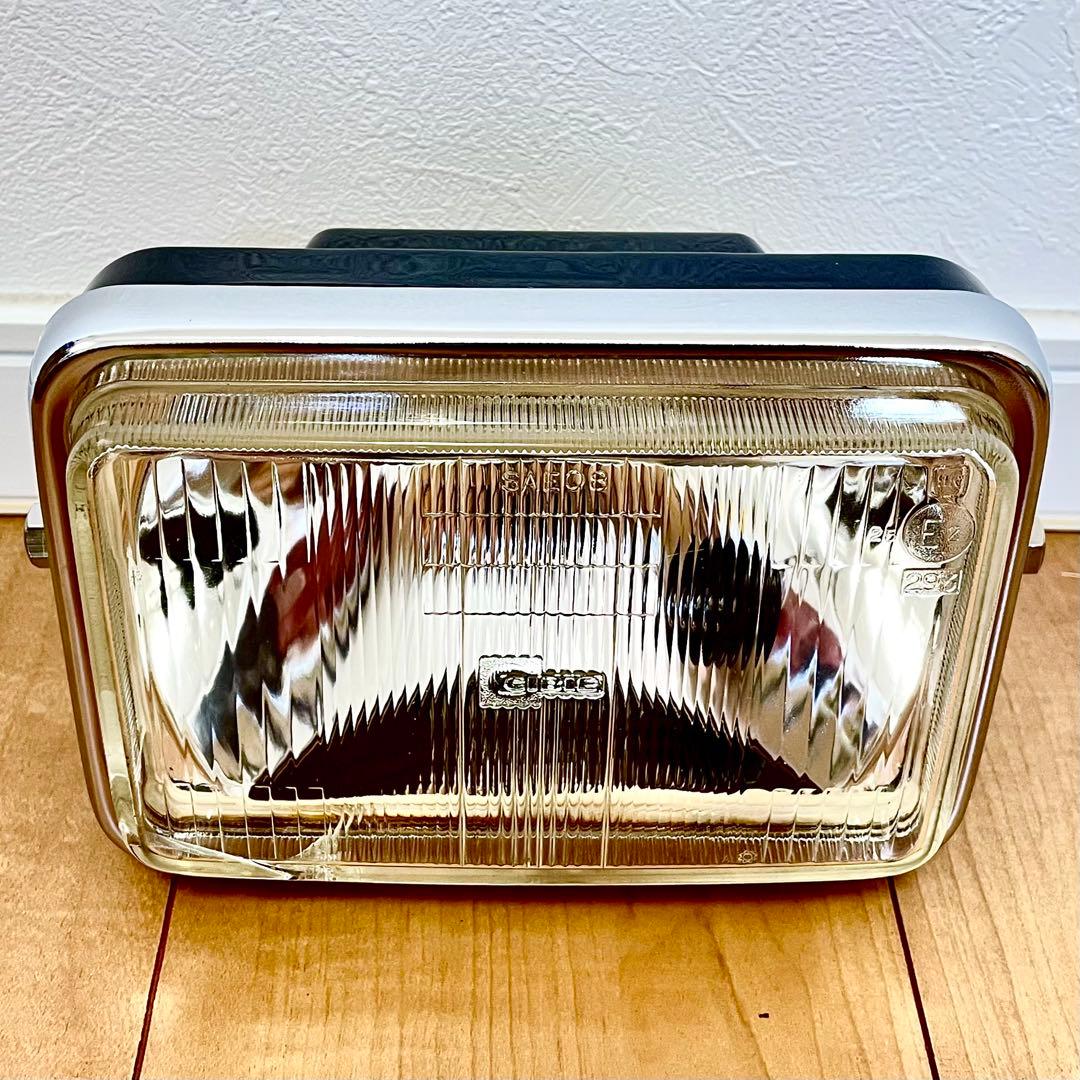 訳あり シビエ CIBIE 角型 ヘッドライト 当時物 角目 マーシャル