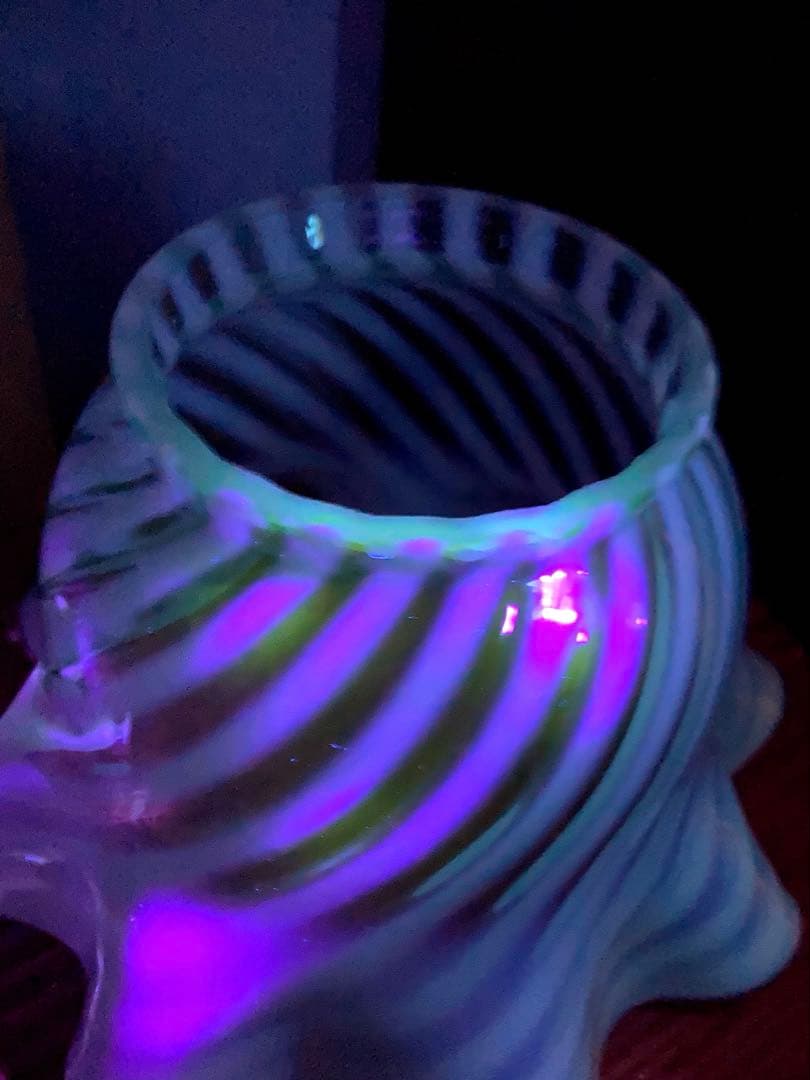 （専用）フェントン　大きなランプシェード　アンティーク　スタンドセット