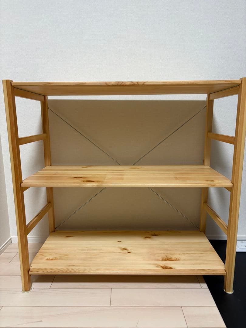 無印良品 パイン材ユニットシェルフ・８６ｃｍ幅・小