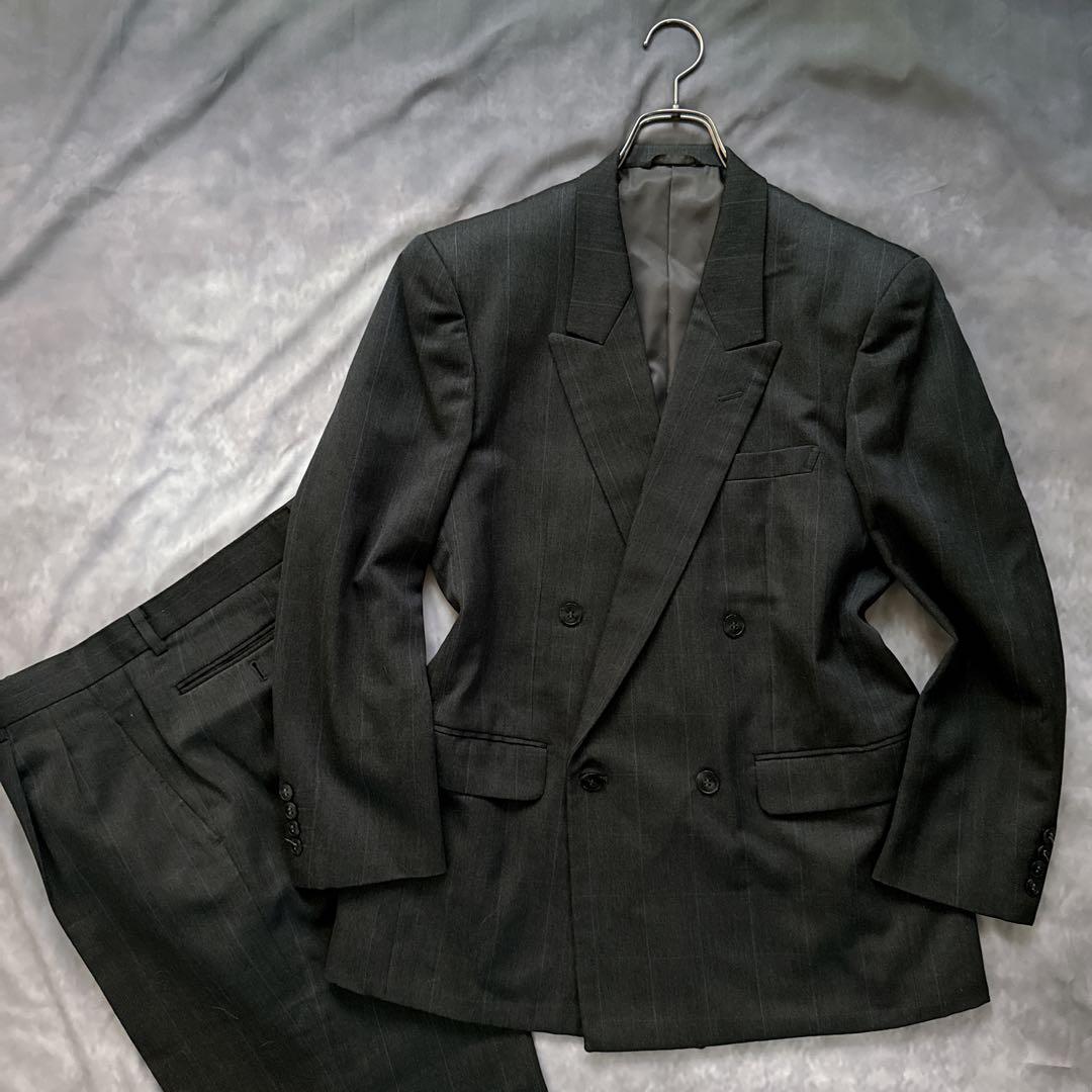 オールド　ディオール セットアップ　チェック柄　スーツ　ダブルボタン　y2k