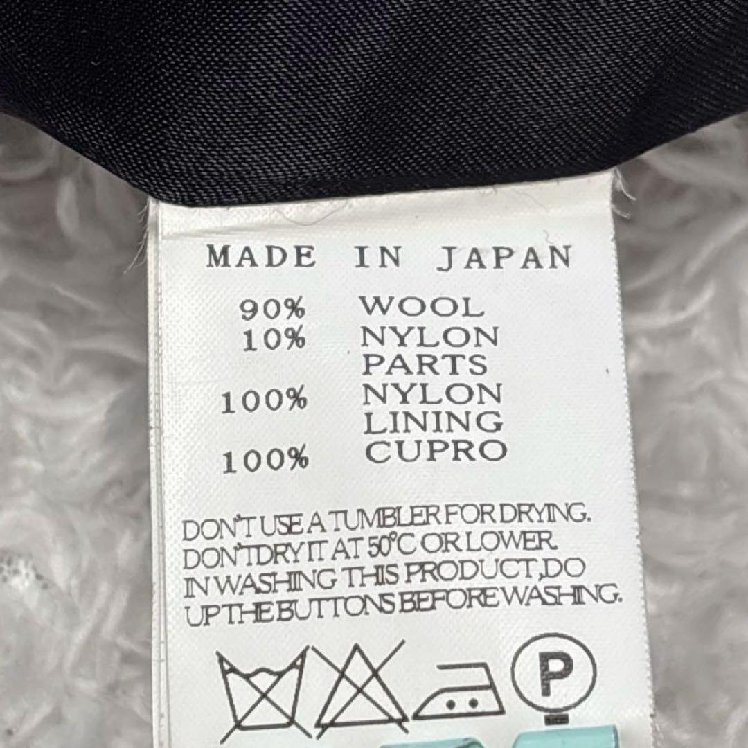 【LIMI feu】リミフゥ ウールコート ショート丈 ケープスリーブ ブラック