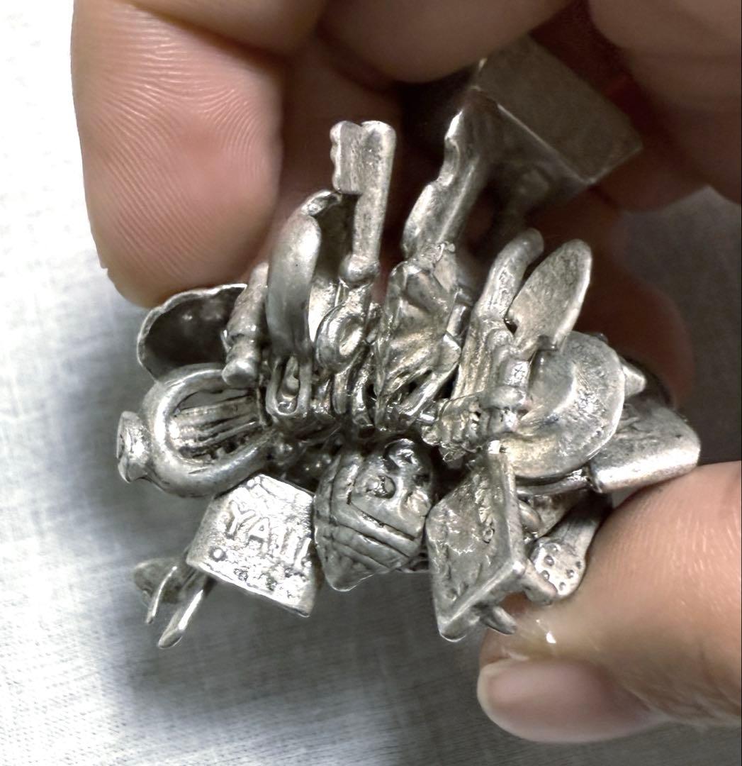 【稀少！】シルバー950 エケコ人形　ペルー