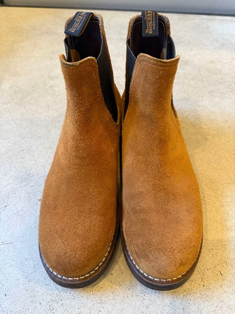 ローリングダブトリオ　スタン　オイルスエード　タバコブラウン