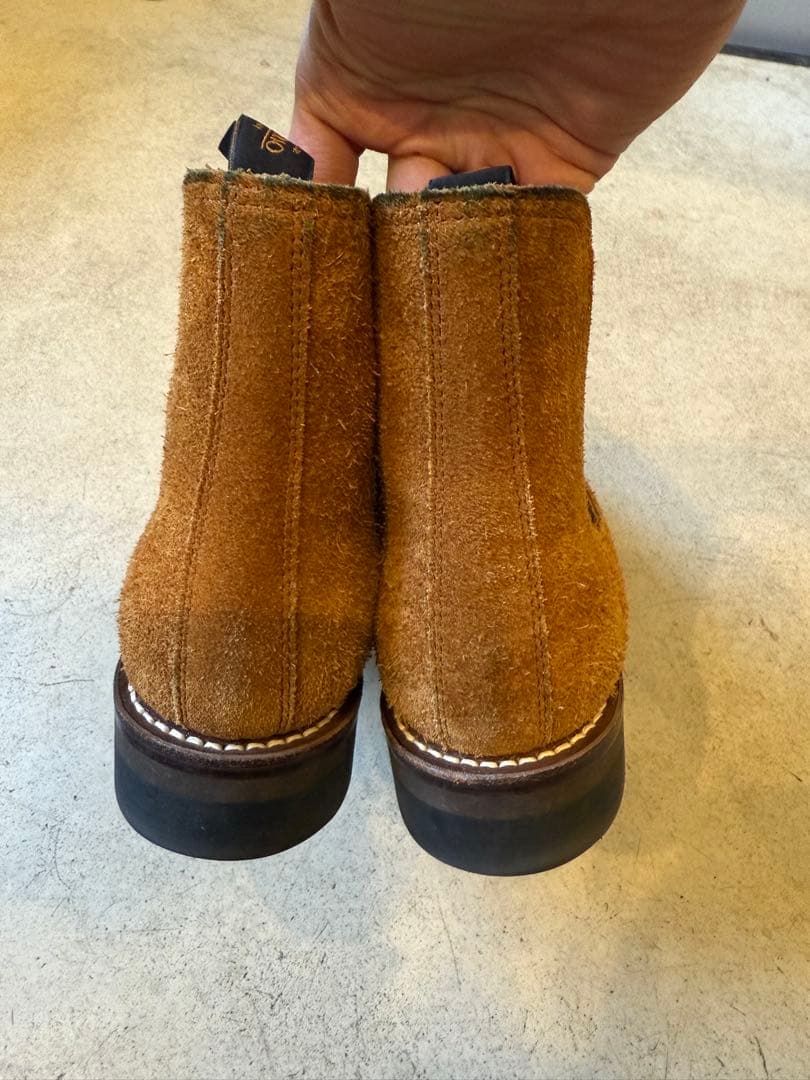 ローリングダブトリオ　スタン　オイルスエード　タバコブラウン