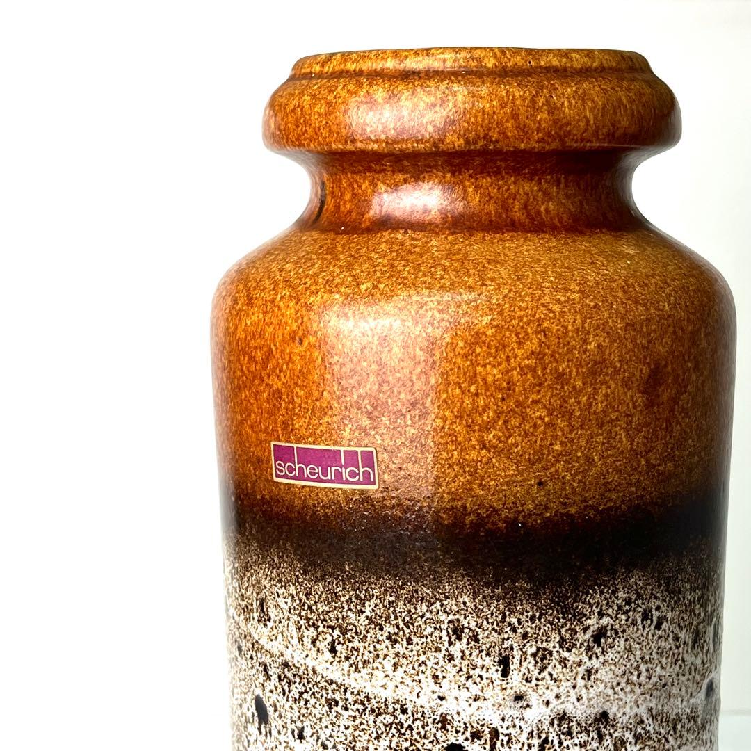 Fat Lava ファットラヴァ 大 Scheurich西ドイツ 花瓶