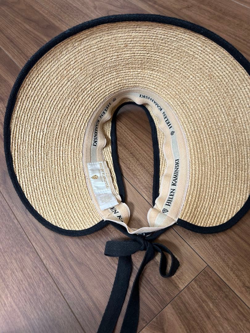 ★浅岡★ Helen Kaminski Mita 麦わらサンバイザー