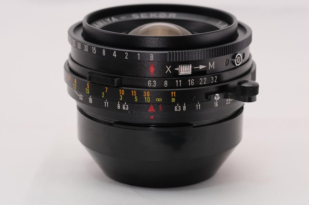 マミヤプレス用 sekor 50mm f6.3 完動品 超広角22mm相当