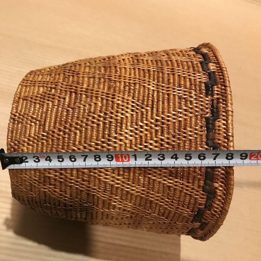 バリ島　アタ　バスケット かご　ゴミ箱　1