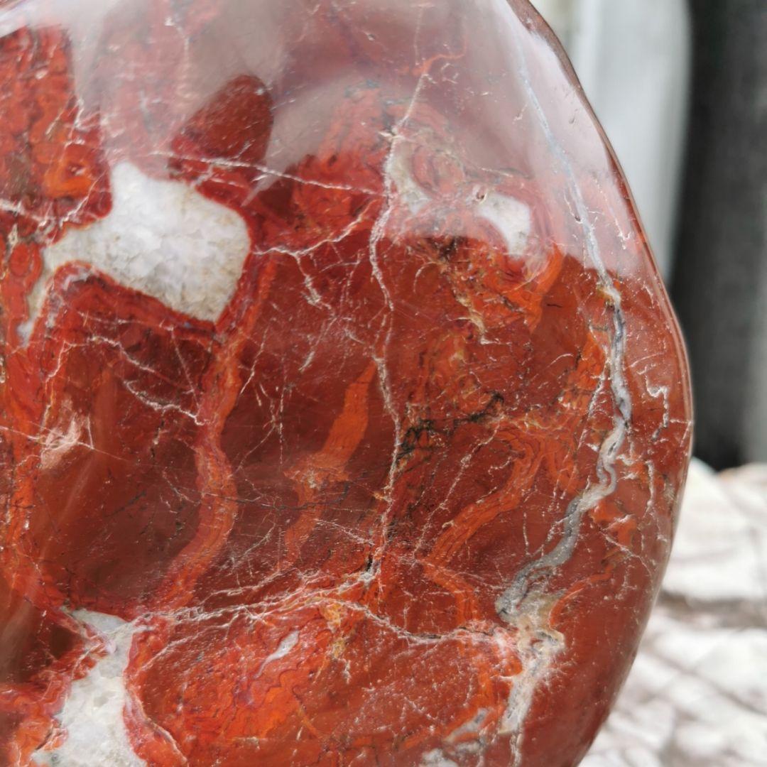 紅加茂石　2 　鑑賞石　石　置物　オブジェ　インテリア　パワーストーン