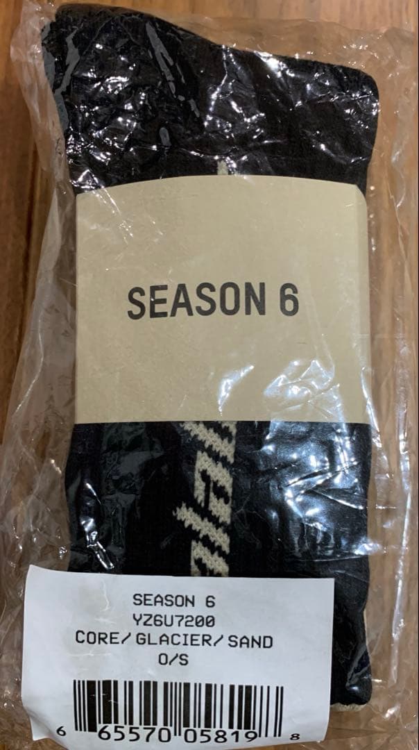 YEEZY SEASON 6 ソックス 3足セット