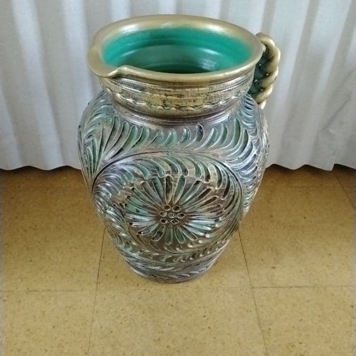 アンティーク傘立て　傘立て　陶器　置物　オブジェ