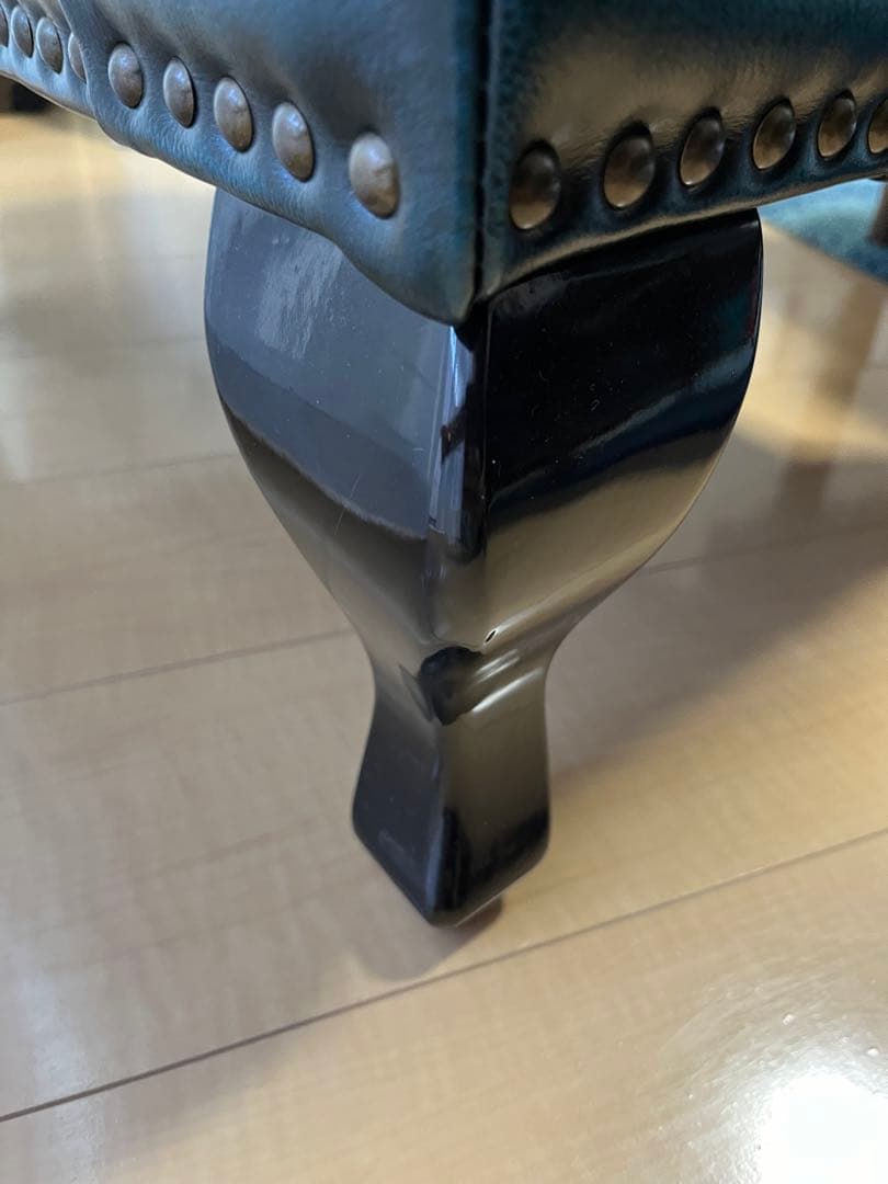 本革 スツール チェスターフィールド レザー スツール