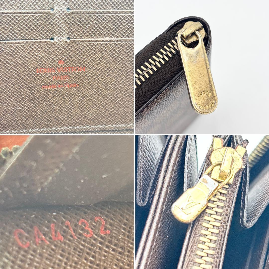 ルイ・ヴィトン N41661 ダミエ ジッピーウォレット ラウンドジップ