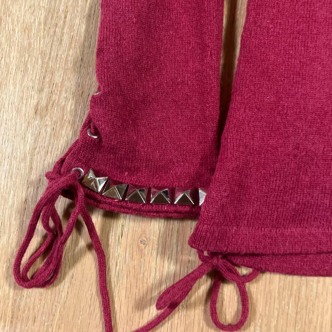 楽一番公式アカウント05です。ヒステリックグラマー　スタッズ付き　ピンク