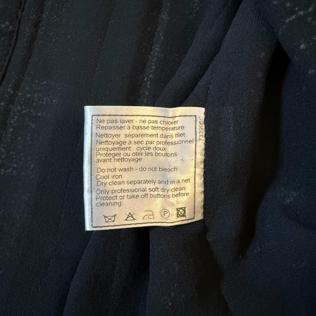 CHANEL ツイードジャケット ラメツイード レース 36