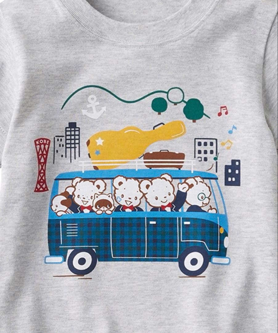 ファミリア　男の子　ファミちゃん　110 半袖　Tシャツ　チェック　バースデー