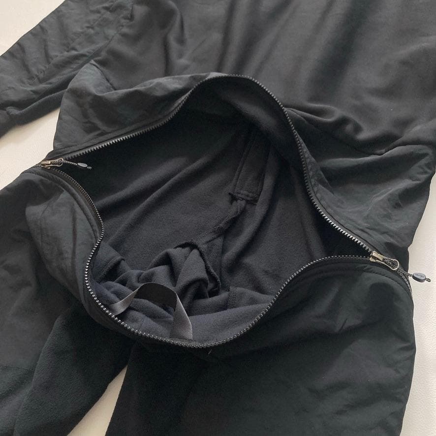 ご*ご様 【美品】NANGA　ポーラテックオールインワン 近年モデル 黒 L ビ