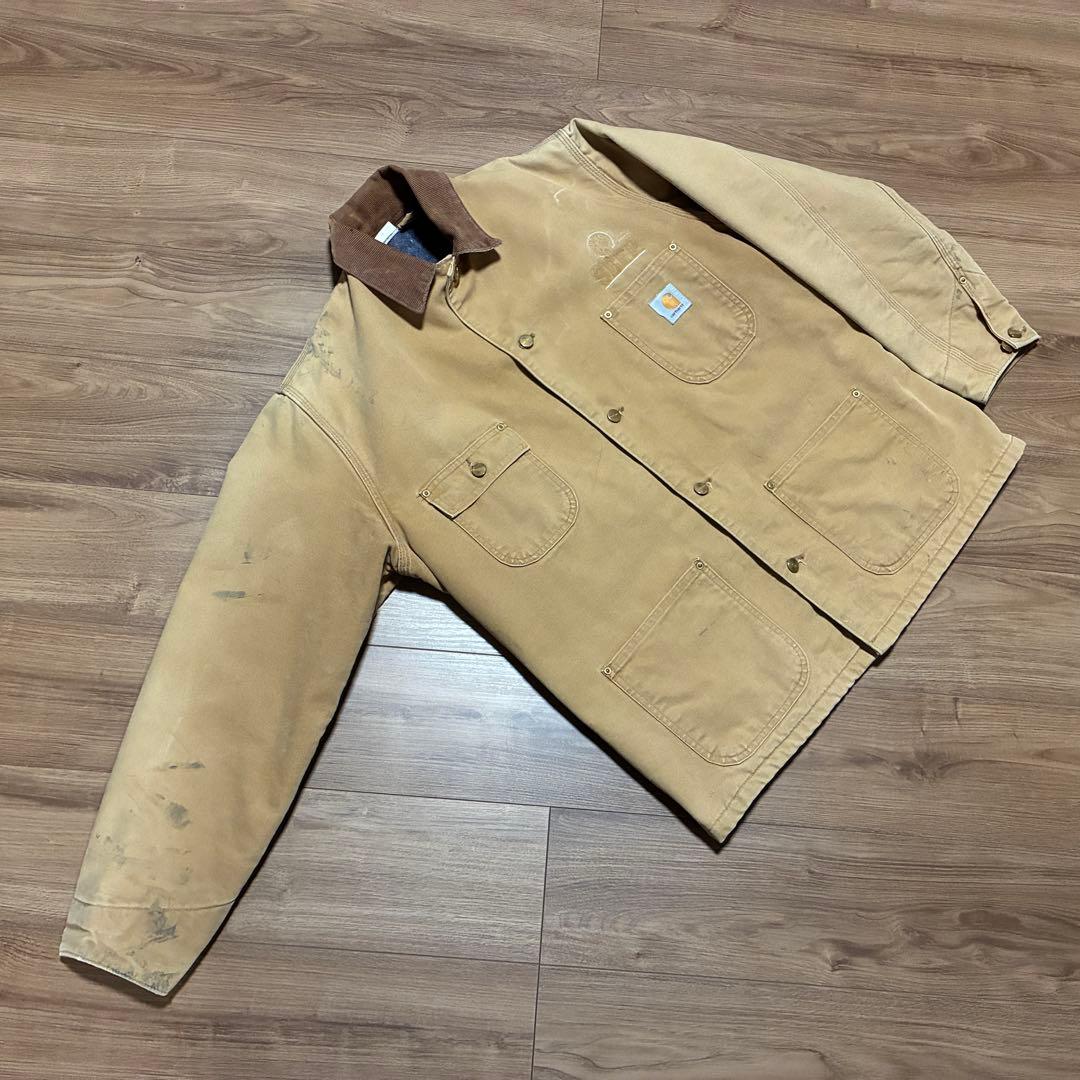 え*じ様 Carhartt 80s チョアコート ダック生地 古着 Mサイズ相当