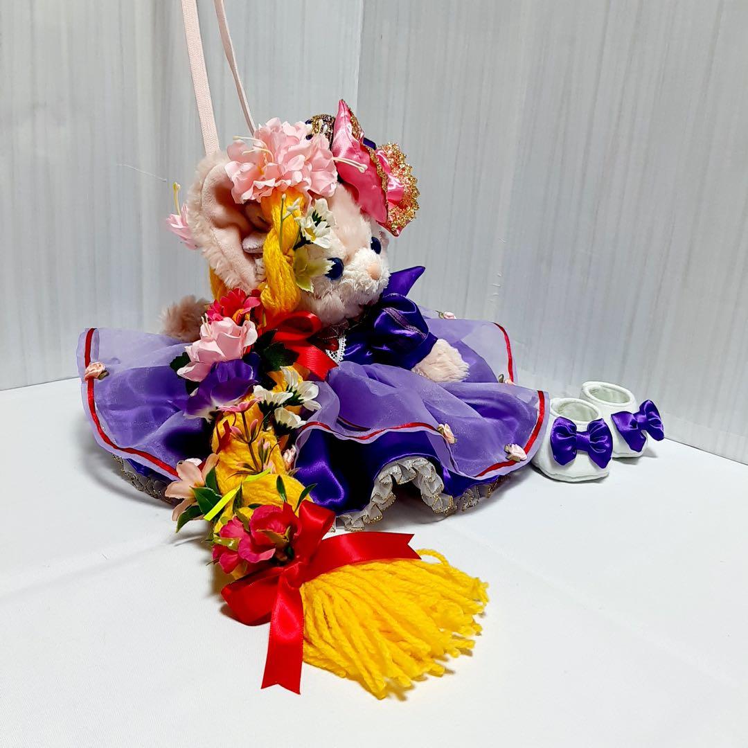 【メル】リーナベル コスチューム バタフライドレスと紫ドレスお靴セット