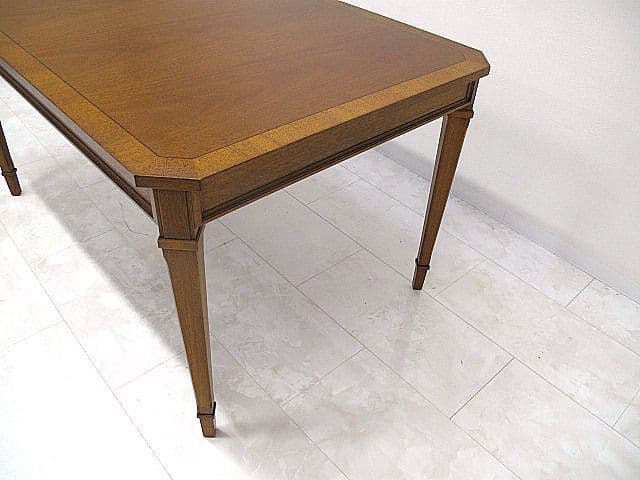 ドレクセルヘリテイジ「トライユン」 マホガニー材ダイニングテーブル W140cm