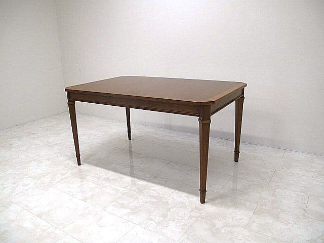 ドレクセルヘリテイジ「トライユン」 マホガニー材ダイニングテーブル W140cm