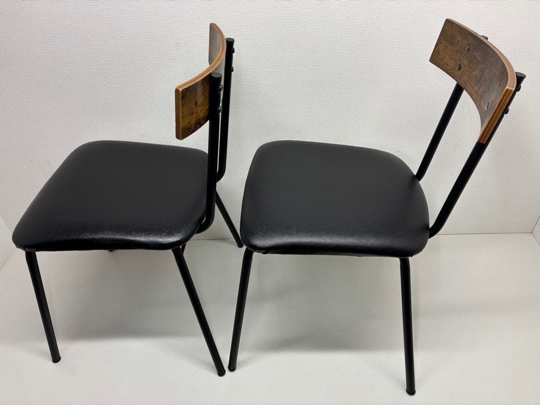 ニトリ NITORI ダイニングチェア 2脚セット DC STAIN MBR