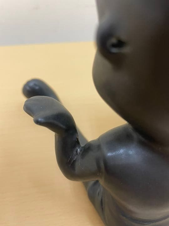 昭和レトロ　アンティーク品　希少！女の子の陶器製置物