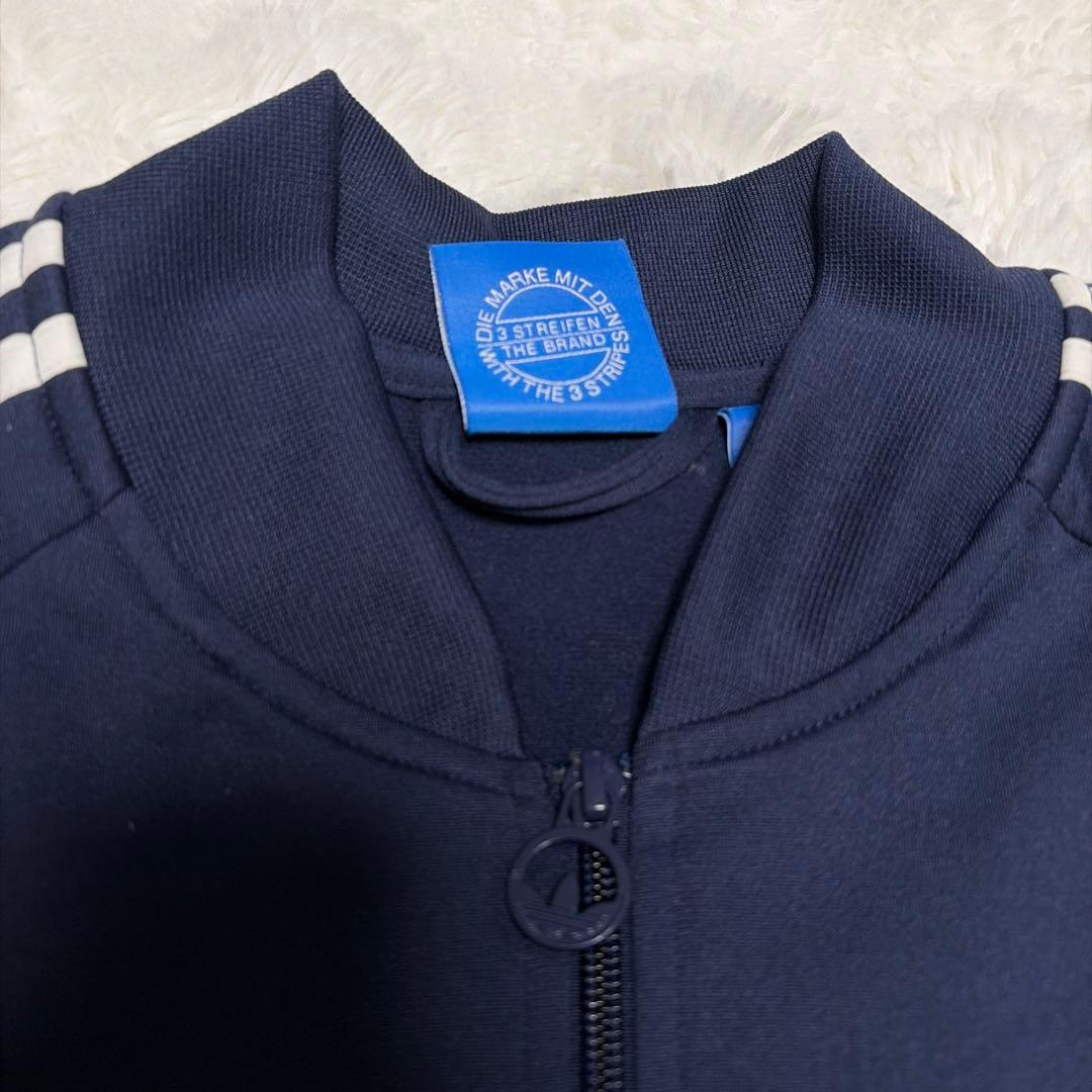 希少 美品 アディダス トラックジャケット 濃紺ネイビー 2XL