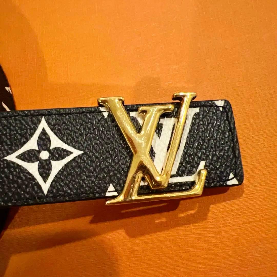 超美品　LOUIS VUITTON モノグラム LVクラフティ カラメル ベルト