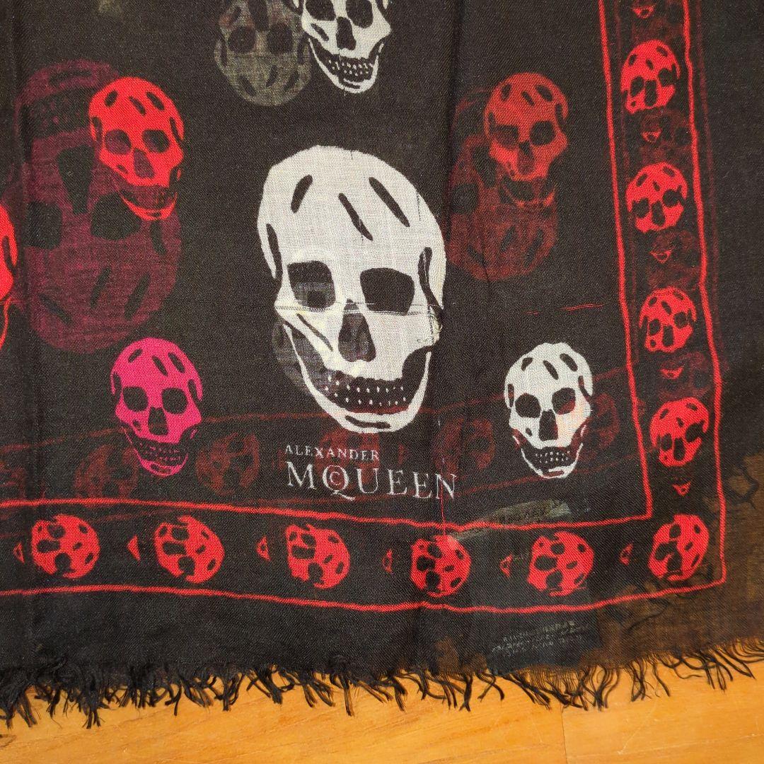 ALEXANDER MCQUEEN スカル スカーフ Classic Skull