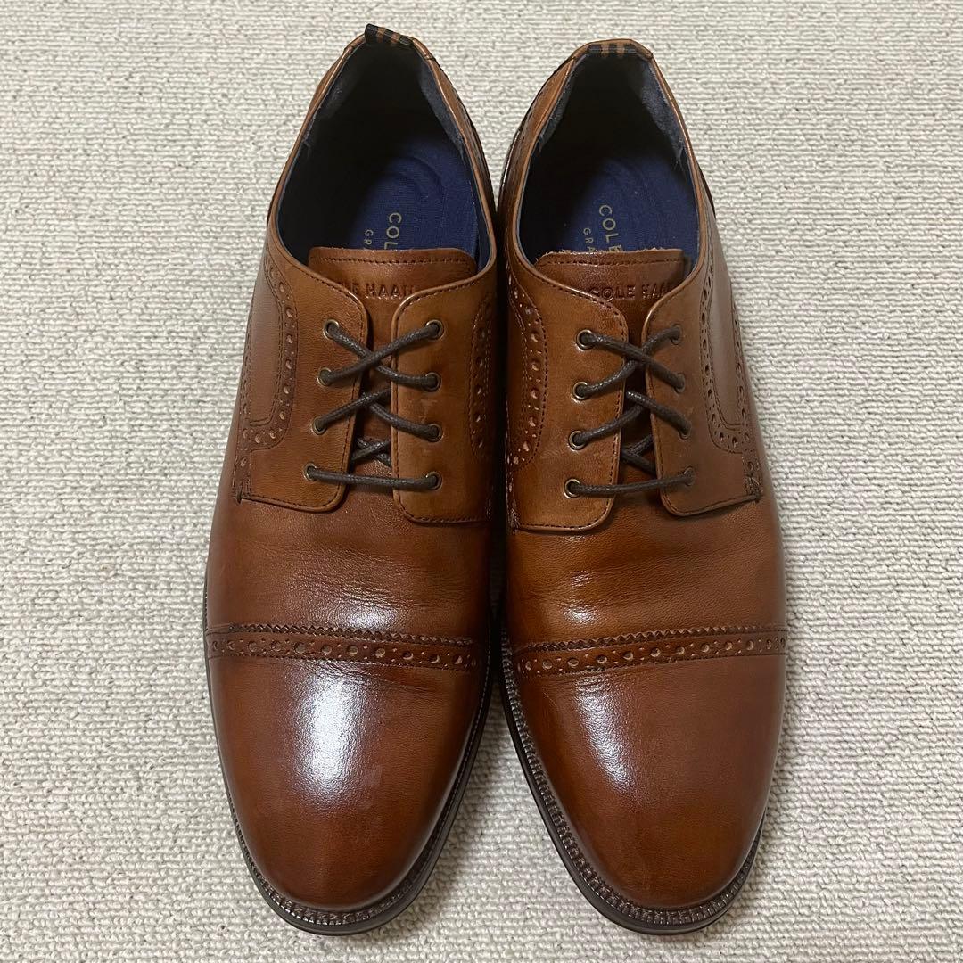 美品★COLE HAAN コールハーン ビジネスシューズ 本革 牛革 ブラウン