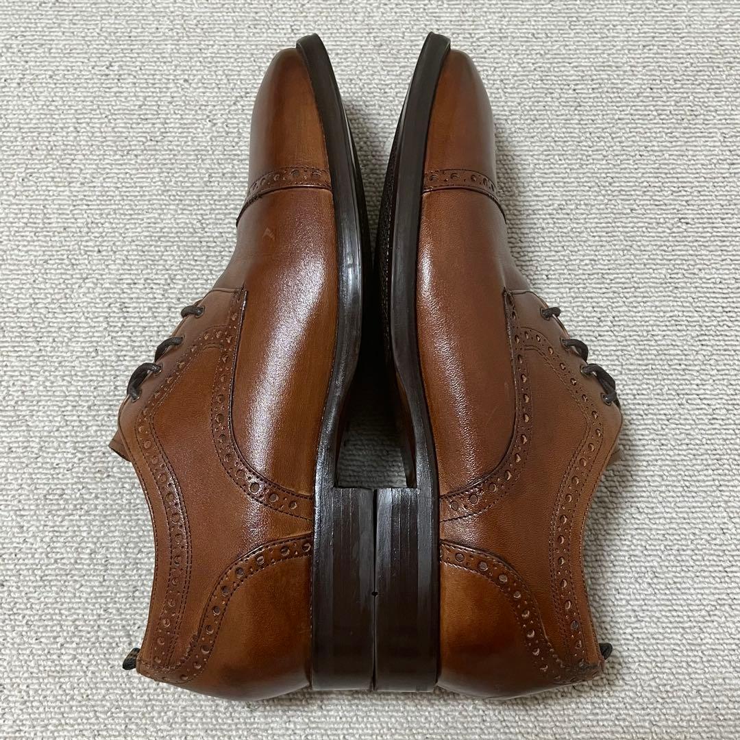 美品★COLE HAAN コールハーン ビジネスシューズ 本革 牛革 ブラウン