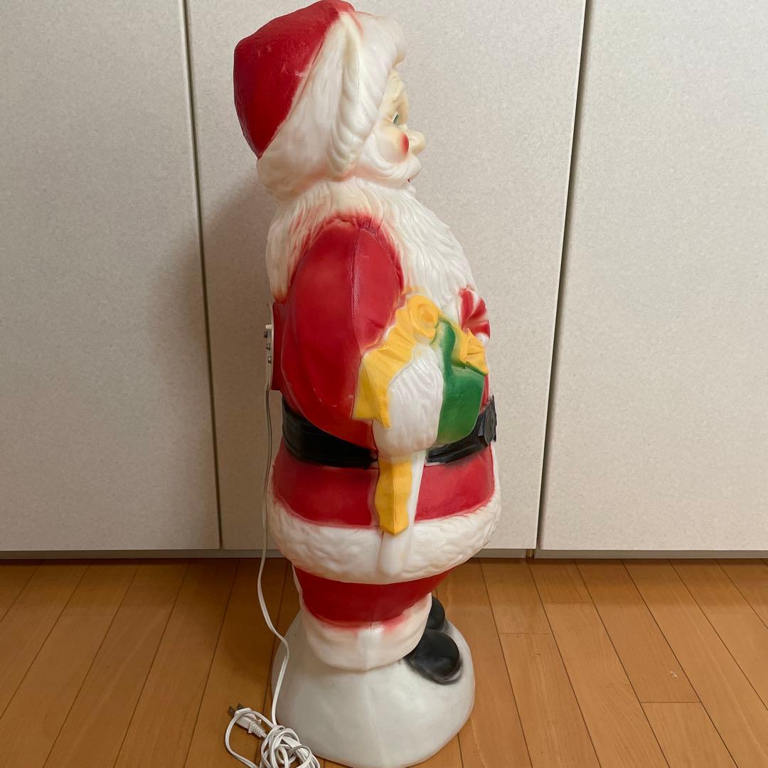 光る サンタクロース クリスマス 置物 ハニー社