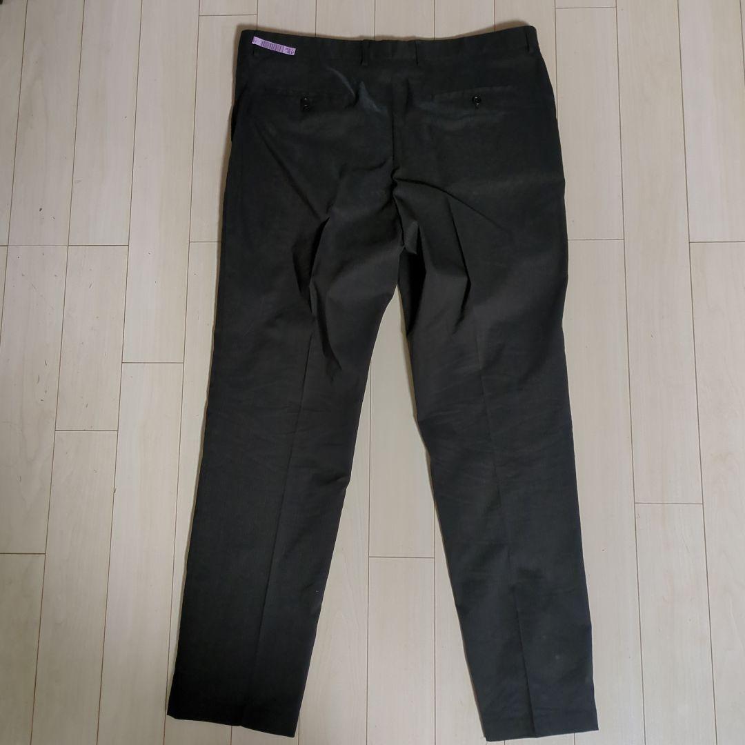 【サイズ4L】  ブラックストライプスーツ