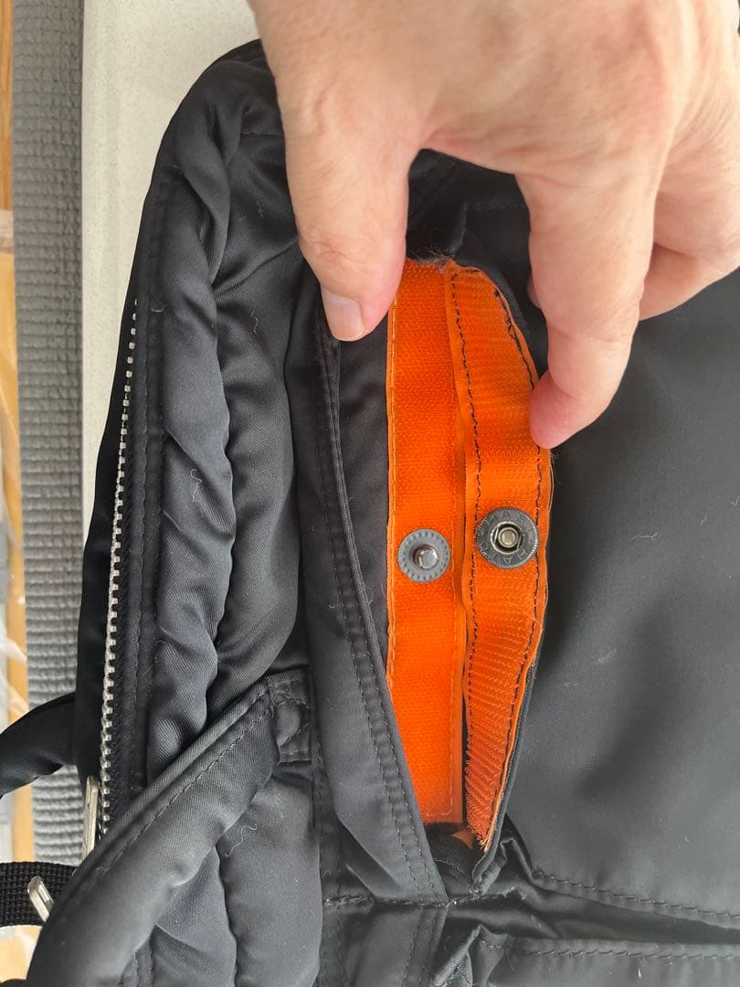 PORTER ブラック ナイロン バッグ