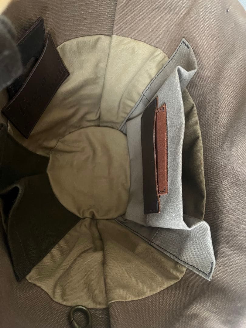 美品エバゴス　かごバッグ