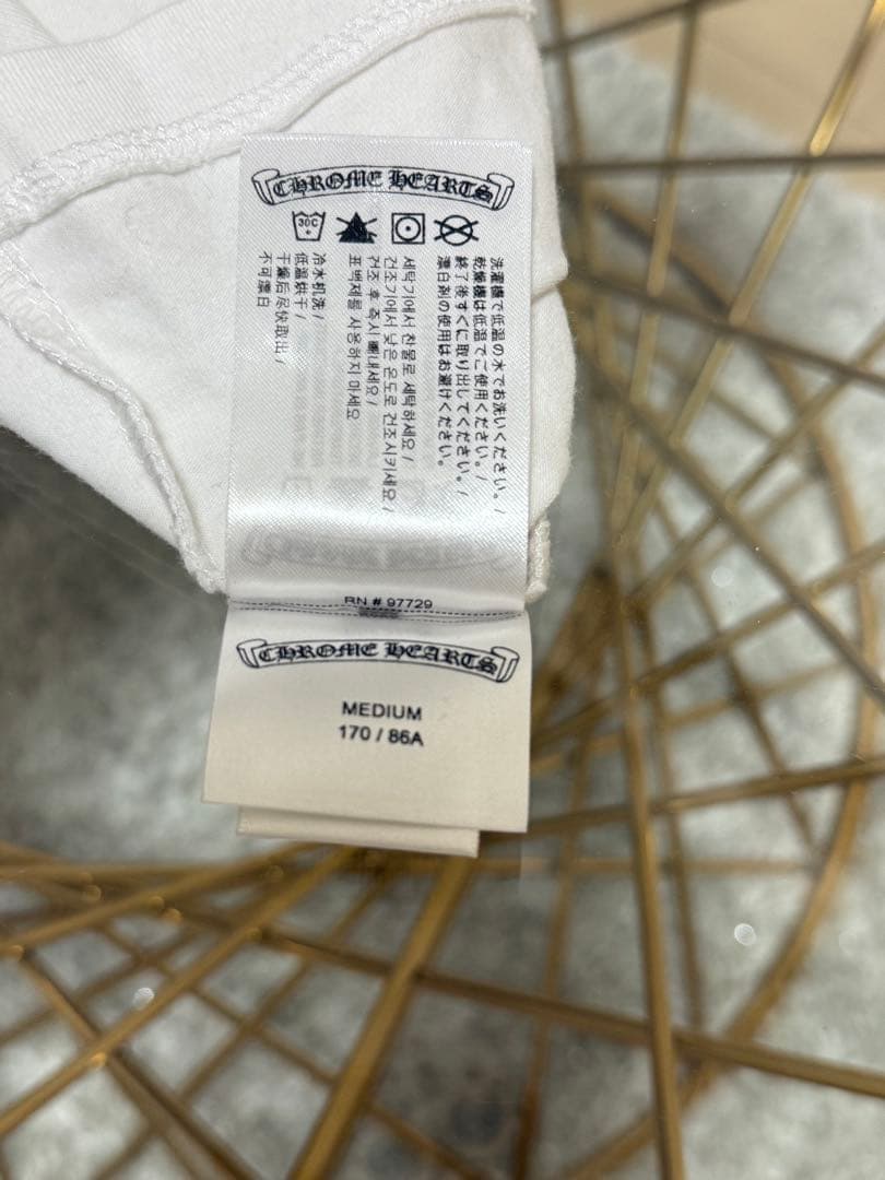 【正規品】CHROME HEARTS キャミソール ホワイト/ブルー