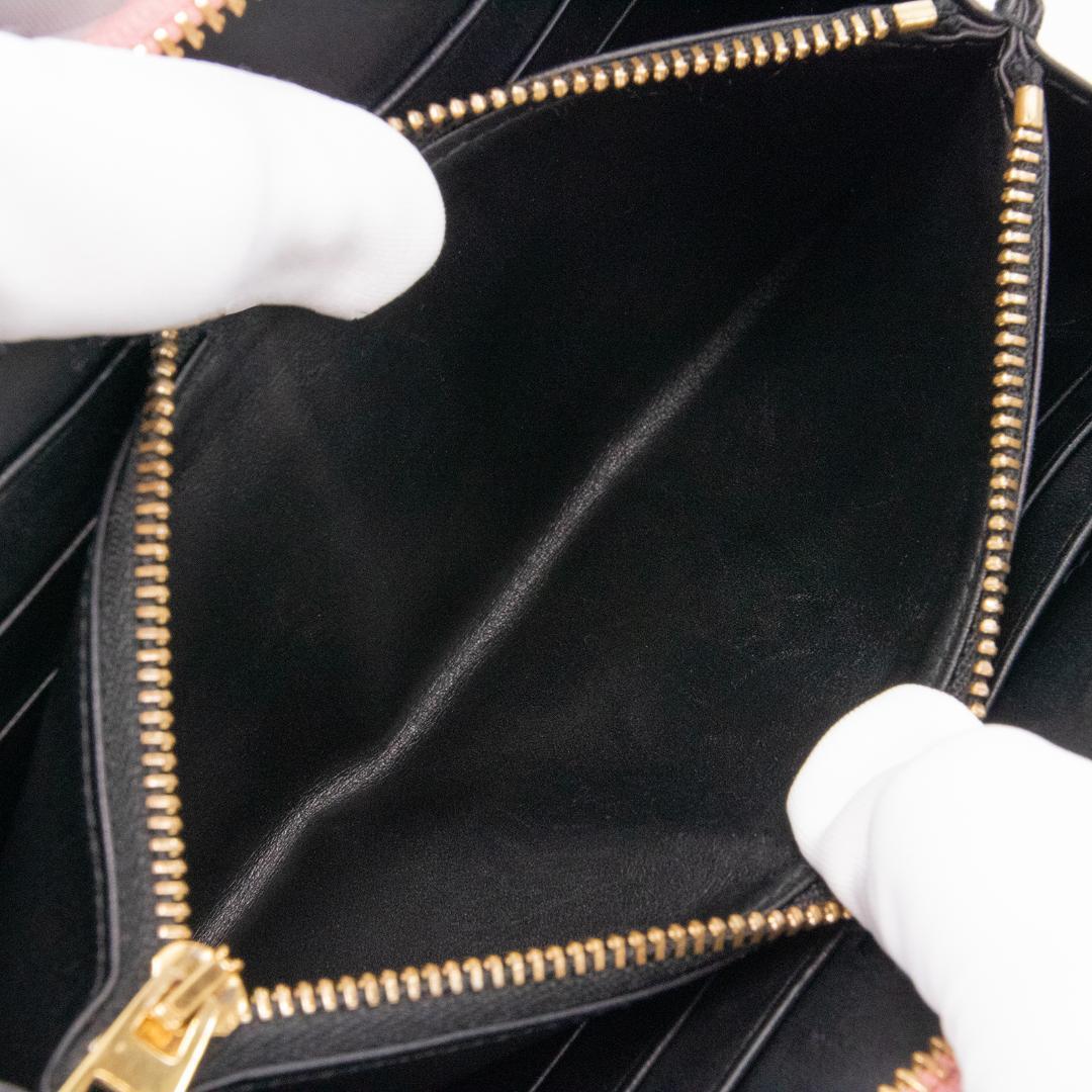 本物 ロエベ 長財布 ファスナー レディース パズル ピンク アナグラム ロゴ