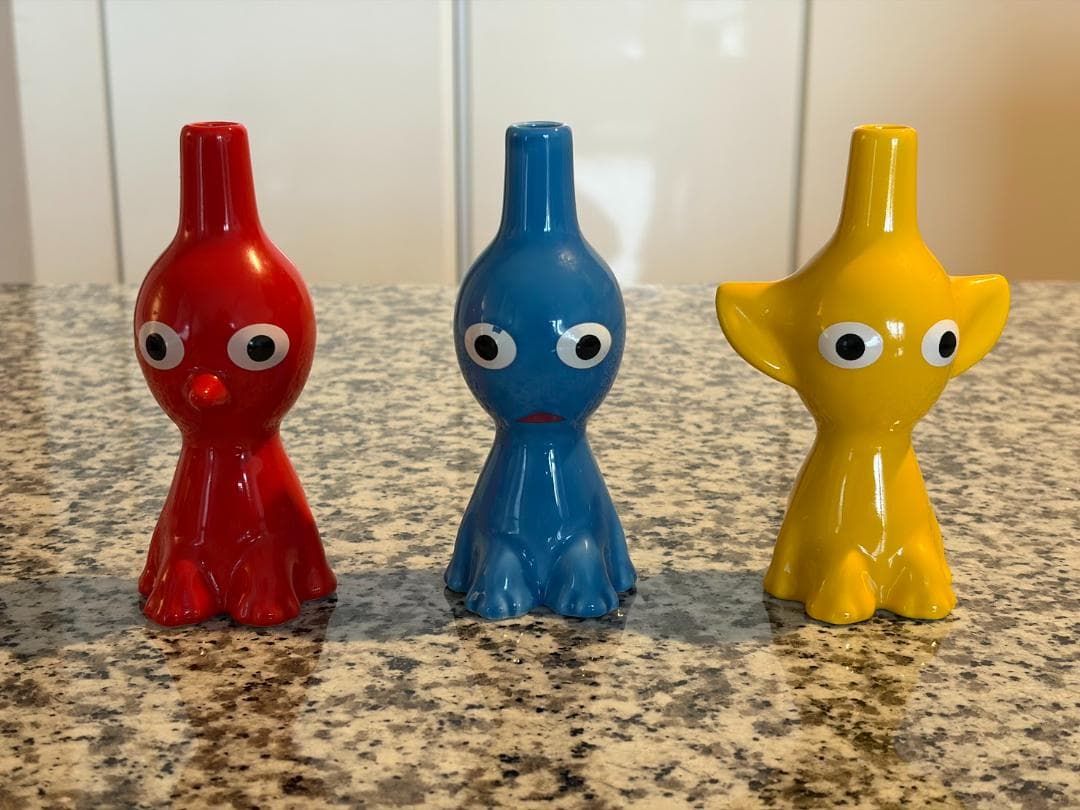 ピクミン 一輪挿し　花瓶　3点セット