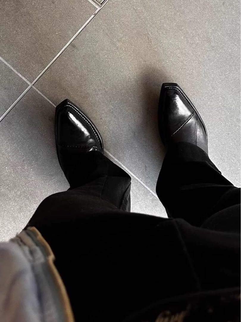 Opium Dark Crest Side-Zip Heel Boots ブーツ