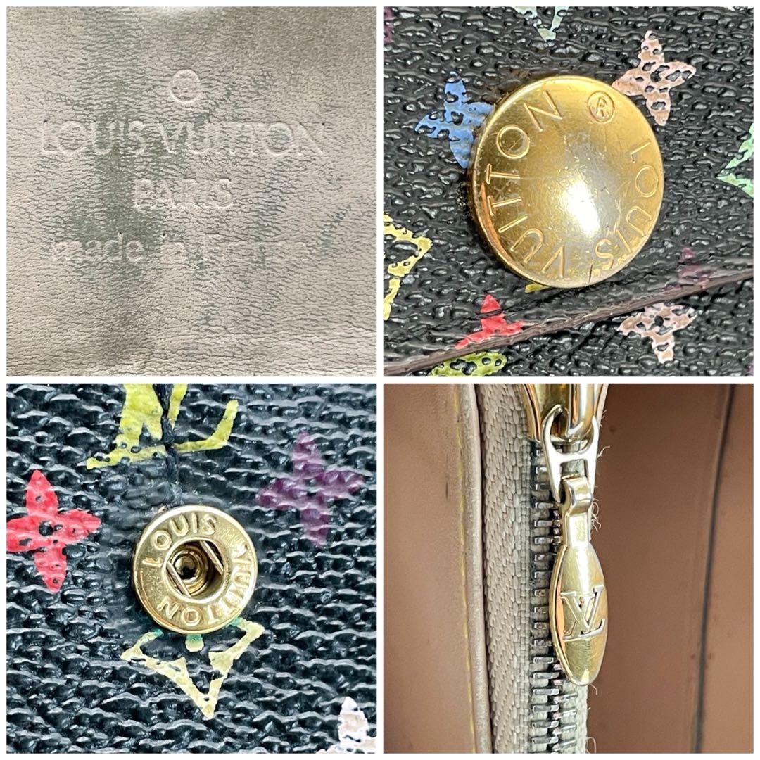 ルイヴィトン　ポルトフォイユ　サラ　モノグラム　マルチカラー　長財布　二つ折り