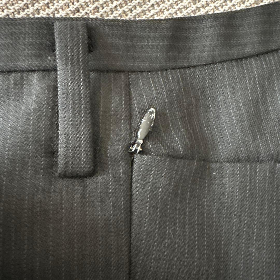 ato スーツ　セットアップ　ブラック　ストライプ　46サイズ