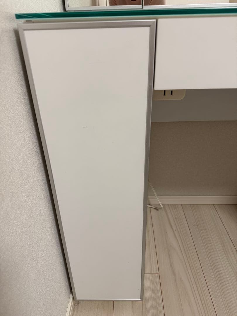 【美品】ACTUS piatto ドレッサー ホワイト 95cm 送料込