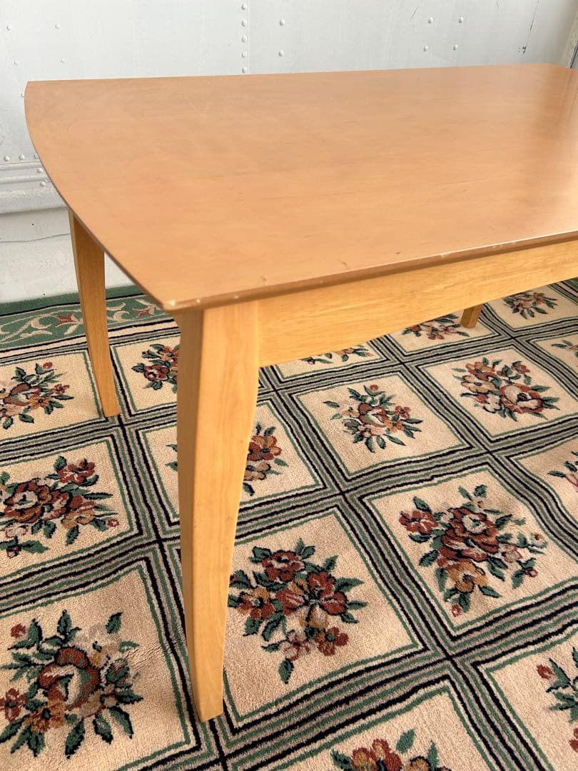 521 木製ダイニングテーブル ナチュラル 北欧風 韓国風 モダン 4人用 a